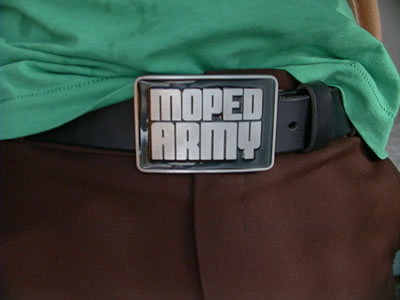 Moped Army Belt Buckle