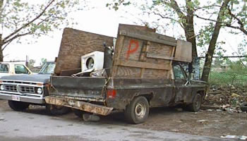 Illegal Dumping Truck