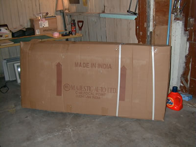 Moped in a box