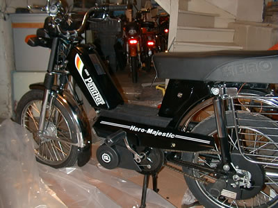 A complete new moped