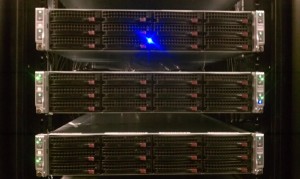 My server, amongst its friends, in its natural environment